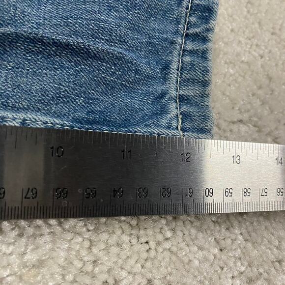 Y2K Tommy Hilfiger Jean Shorts Mens 38* Blue Denim Jorts Carpenter Streetwear - Picture 8 of 10